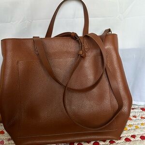 Madewell zip top medium transport tote